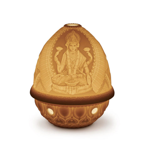 Lladró Litofania Dea Lakshmi 12x9cm Porcellana