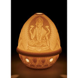 Lladró Litofania Dea Lakshmi 12x9cm Porcellana