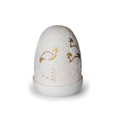 Lladró Lampada da Tavolo Peacocks Dome 15x11cm Porcellana