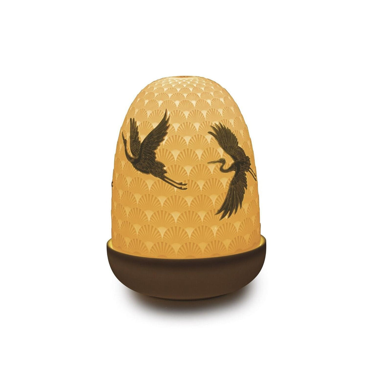 Lladró Lampada da Tavolo Cranes Dome 15x11cm Porcellana