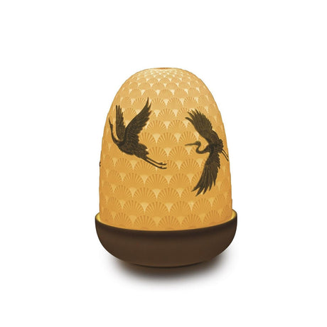 Lladró Lampada da Tavolo Cranes Dome 15x11cm Porcellana