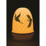 Lladró Lampada da Tavolo Cranes Dome 15x11cm Porcellana