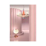 LLADRO' Lampada da Tavolo Soft Blown Rosa 41x27cm Porcellana