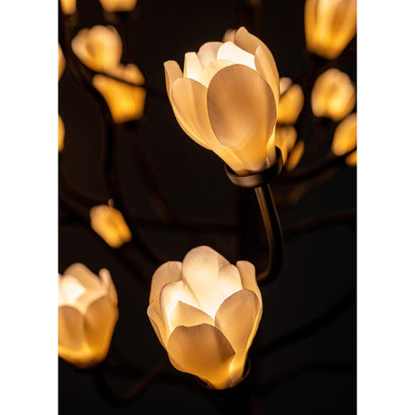 Lladró Chandelier Mokuren 80x140cm Porcellana
