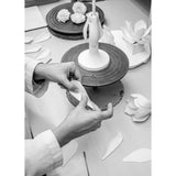 LLADRO' Chandelier Mokuren 80x140cm Porcellana