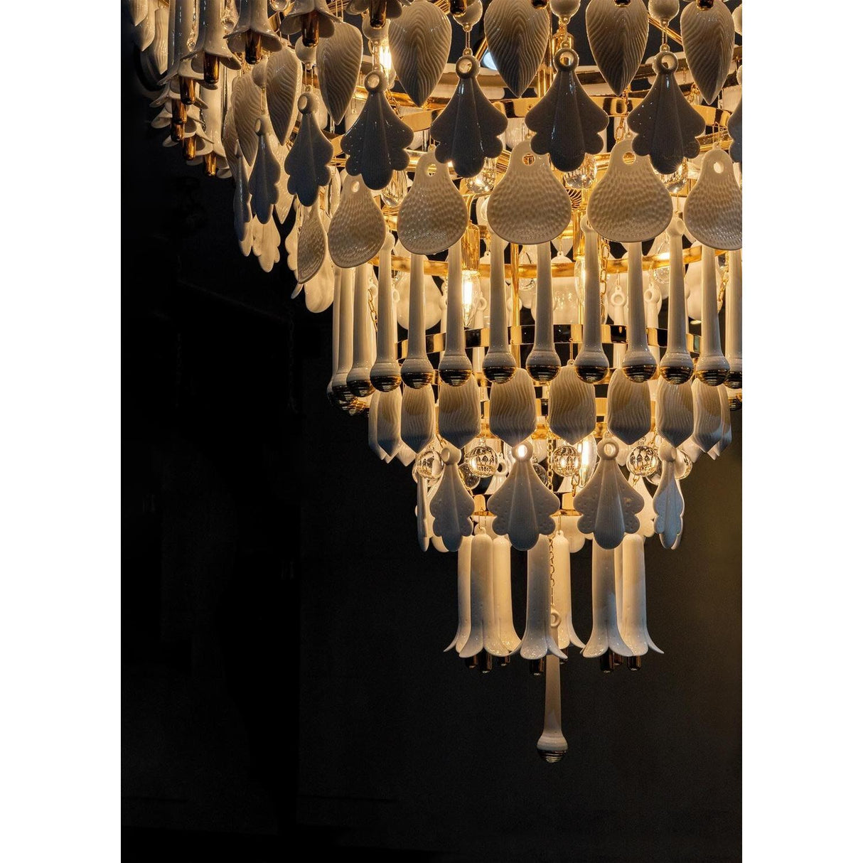 LLADRO' Chandelier Seasons 140 cm Alba 136x140cm Porcellana