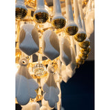 LLADRO' Chandelier Seasons 70 cm Alba 65x70cm Porcellana