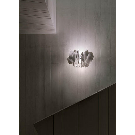 Lladró Nightbloom Applique Muro Bianco 29x47cm Porcellana