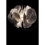 LLADRO' Nightbloom Lampada Sospesa 60cm Bianco 170x68cm Porcellana
