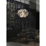 LLADRO' Nightbloom Lampada Sospesa 60cm Bianco 170x68cm Porcellana