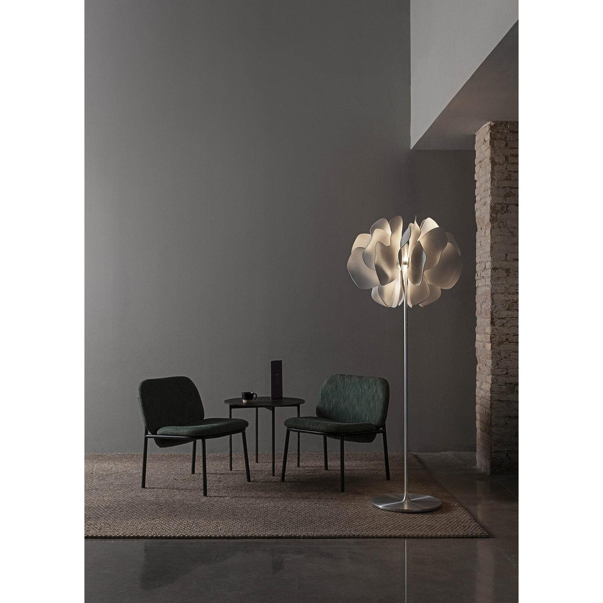 Lladró Nightbloom Lampada da Terra Bianco 170x68cm Porcellana