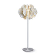 Lladró Lampada da Terra Nightbloom Bianco e Oro 170x68cm Porcellana