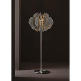 LLADRO' Lampada da Terra Nightbloom Bianco e Oro 170x68cm Porcellana