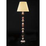Lladró Lampada da Terra Firefly Rosa e Oro 162x45cm Porcellana