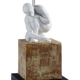 Lladró Lampada da Tavolo Scientia 67x30cm Porcellana