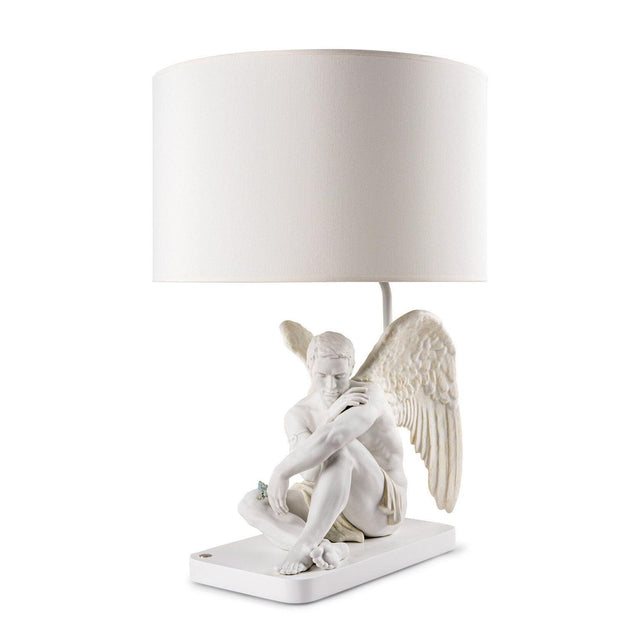 Lladró Lampada da Tavolo Angelo Custode 59x40cm Porcellana