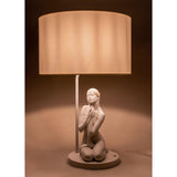 LLADRO' Lampada da Tavolo Pace Interiore 63x40cm Porcellana