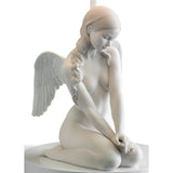 LLADRO' Lampada da Tavolo Angelo Bello 49x25cm Porcellana
