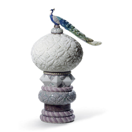 Lladró Lampada da Tavolo Pavone Reale 41x25cm Porcellana