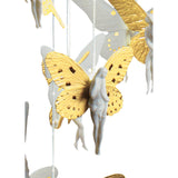 Lladró Chandelier Niagara 080 M Lustro Oro 170x80cm Porcellana