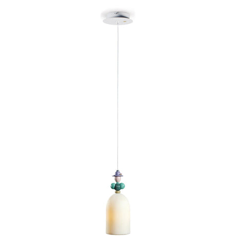 Lladró Lampadario Mademoiselle Béatrice 195x13cm Porcellana