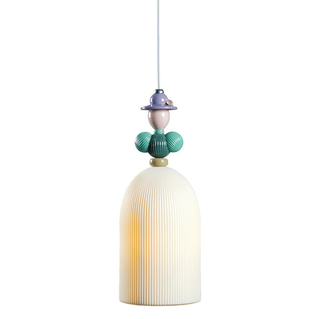Lladró Lampadario Mademoiselle Béatrice 195x13cm Porcellana