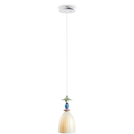 Lladró Lampadario Mademoiselle Daniela 195x17cm Porcellana
