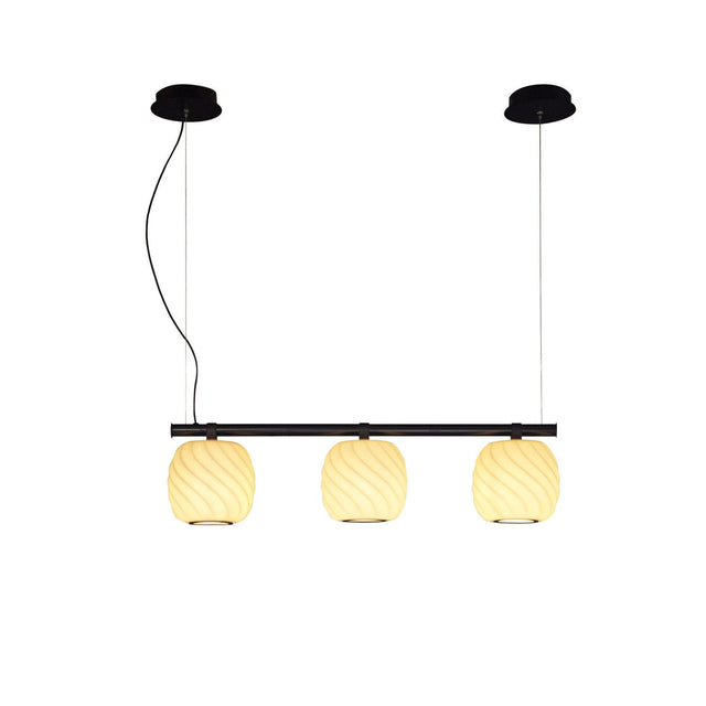 Lladró Lampada a Sospensione Ice Cream 3 Luci 170x76cm Porcellana