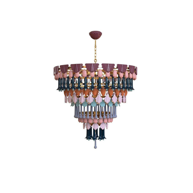 Lladró Chandelier Seasons 100 cm Autunno 118x100cm Porcellana