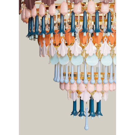Lladró Chandelier Seasons 140 cm Autunno 136x140cm Porcellana
