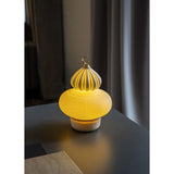Lladró Majestic Nights Lampada Wireless Champagne 23x17cm Porcellana