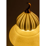 Lladró Majestic Nights Lampada Wireless Champagne 23x17cm Porcellana