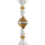 Lladró Lampada da Terra Belle De Nuit II Lustro Oro 181x32cm Porcellana