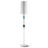 Lladró Lampada da Terra Belle De Nuit II Multicolore 181x32cm Porcellana