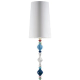 Lladró Lampada da Terra Belle De Nuit II Multicolore 181x32cm Porcellana