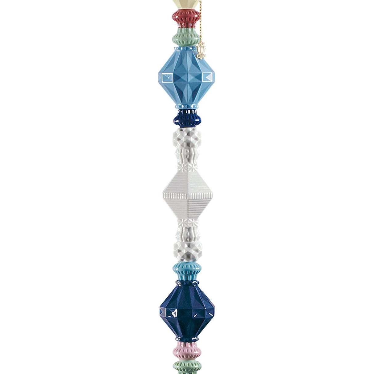 Lladró Lampada da Terra Belle De Nuit II Multicolore 181x32cm Porcellana