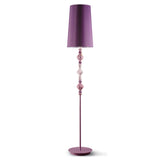 Lladró Lampada da Terra Belle De Nuit II Rosa 181x32cm Porcellana