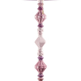 Lladró Lampada da Terra Belle De Nuit II Rosa 181x32cm Porcellana