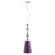 Lladró Lampadario Belle De Nuit II Rosa 170x23cm Porcellana