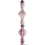 Lladró Lampadario Belle De Nuit II Rosa 170x23cm Porcellana