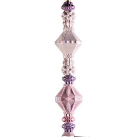 Lladró Lampadario Belle De Nuit II Rosa 170x23cm Porcellana