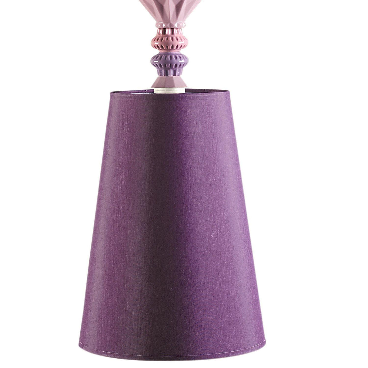 LLADRO' Lampadario Belle De Nuit II Rosa 170x23cm Porcellana
