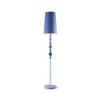 Lladró Lampada da Terra Belle De Nuit II Azzurro 181x32cm Porcellana