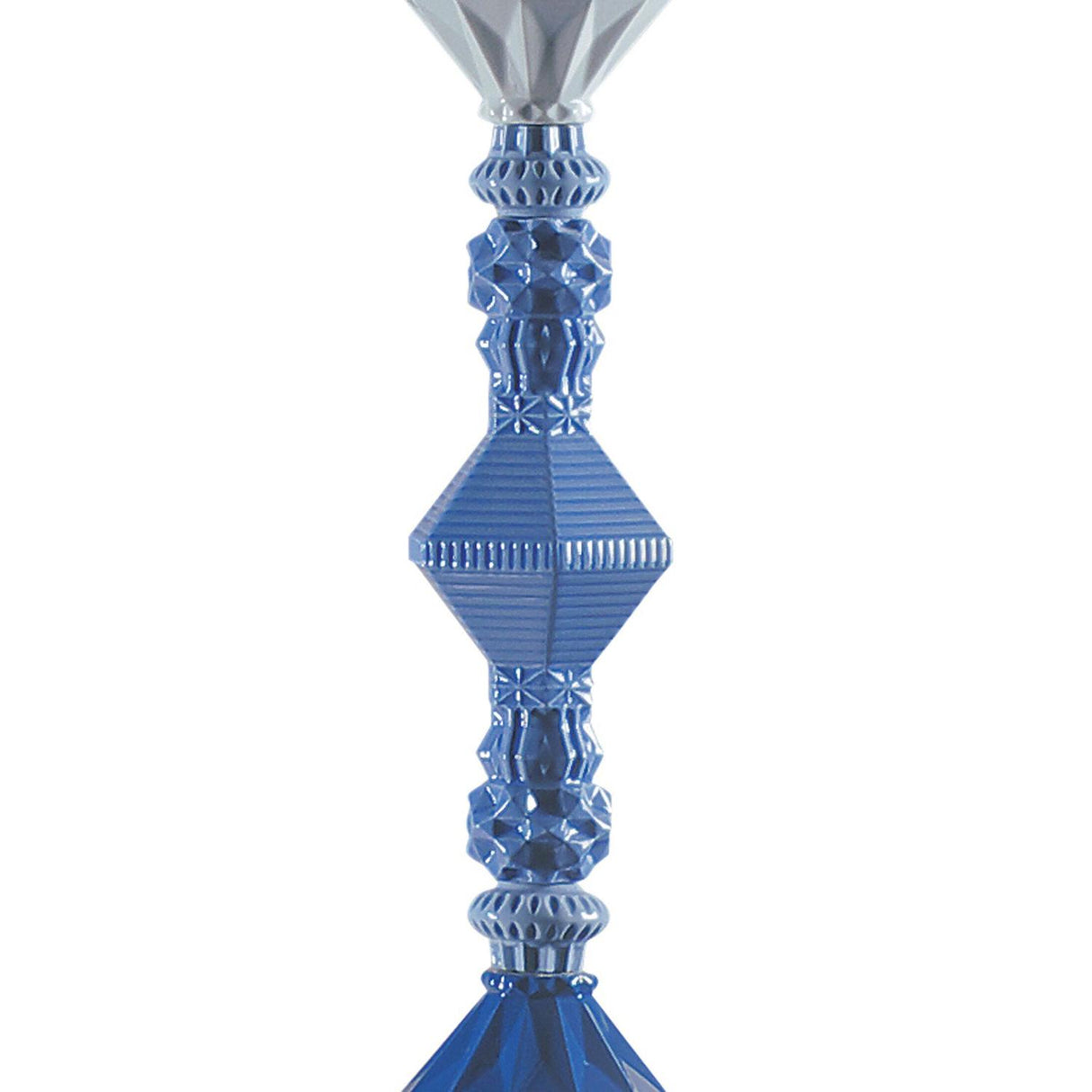 Lladró Lampada da Terra Belle De Nuit II Azzurro 181x32cm Porcellana
