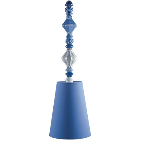 Lladró Lampadario Belle De Nuit II Azzurro 170x23cm Porcellana