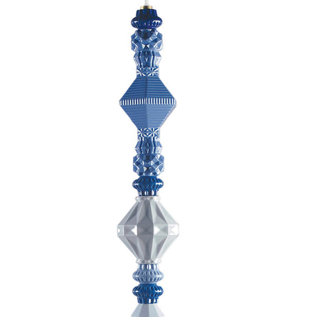 Lladró Lampadario Belle De Nuit II Azzurro 170x23cm Porcellana
