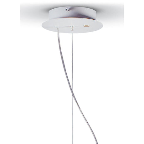 Lladró Lampadario Belle De Nuit II Azzurro 170x23cm Porcellana