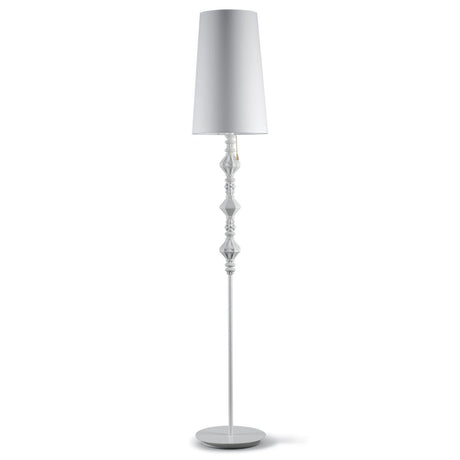Lladró Lampada da Terra Belle De Nuit II Bianco 181x32cm Porcellana
