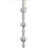 Lladró Lampada da Terra Belle De Nuit II Bianco 181x32cm Porcellana