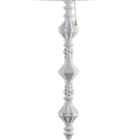 Lladró Lampada da Terra Belle De Nuit II Bianco 181x32cm Porcellana